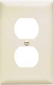 WALL PLATE 1GNG 1DUPLEX LT ALM