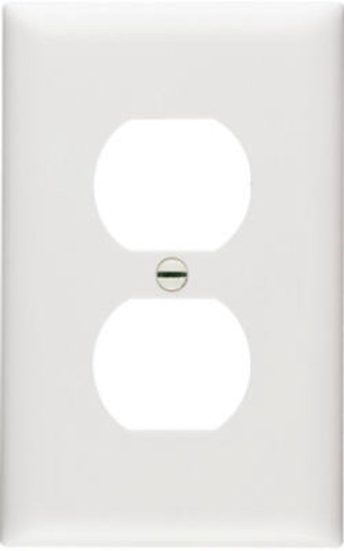 Legrand TradeMaster TP Series TP8WCC100 Receptacle Wallplate, 4.687 in L, 2.937 in W, Standard, White Color