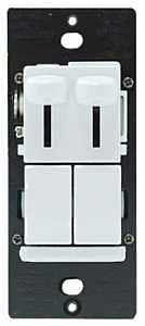 SLIDE DIMMER&FAN CTRL WHT 300W