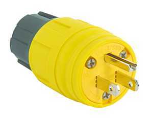 STRT BLD PLUG WT YEL 15A 125V 
