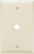 TELEPHONE WALL PLATE 1G LT ALM