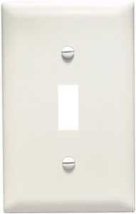 WALL PLATE 1GANG 1 TOGG LT ALM