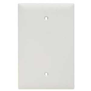 JUMBO BLANK WALL PLATE 1G WHT 
