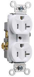 RECEPTACLE DPX TR WHT 20A 125V