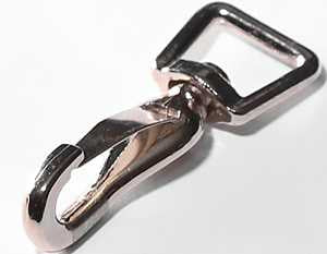 SPRING SNAP STRAP NCKL SWVL5/8