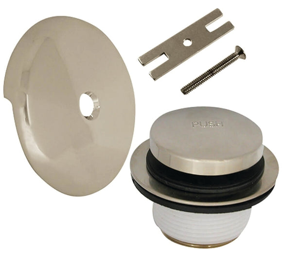 Danco 89237 Tub Drain Trim Kit, Metal, Brushed Nickel
