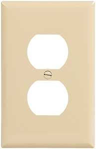 WALL PLATE 1GANG DPLX RECPT IV