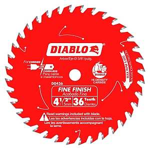 CIRC SAW BLADE 4-1/2X36 FINISH