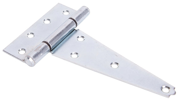 ProSource HTH-Z06-013L T-Hinge, 6 in D, Steel, Zinc, Fixed Pin, 180 deg Range of Motion, 48 (Pc) lb