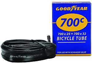 TUBE BIKE 700 X25-32C BLACK   