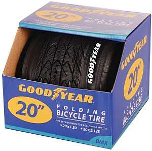 TIRE BMX 20 X 2.125 BLACK     
