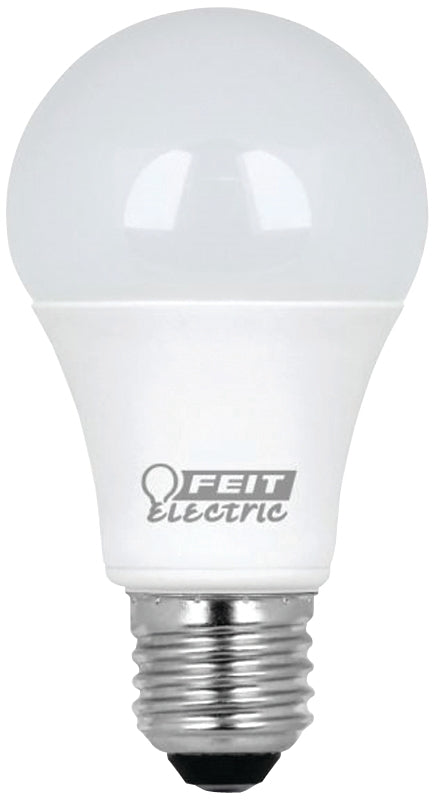 Feit Electric A1100/850/10KLED/2 LED Bulb, General-Purpose, A19 Lamp, 75 W Equivalent, E26 Medium Lamp Base, Daylight