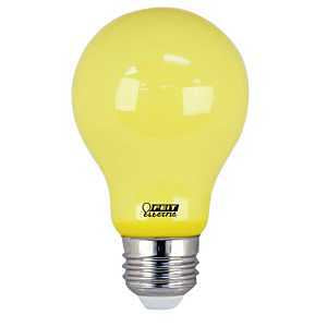 LED A19 5W/60W MED BUG LT YEL 