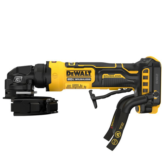 DEWALT ATOMIC DCG400S2 Cordless Angle Grinder Kit, Battery Included, 20 V, 3.5 Ah, 7/8 in Arbor, 4 in Dia Wheel