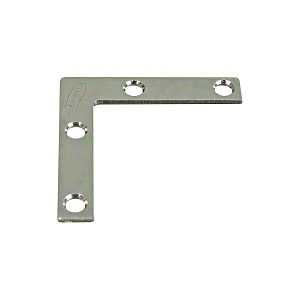 BRACE CORNER ZN PLT 2X3/8IN   