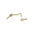 HOOK/EYE SOLID BRASS 2IN      