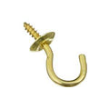 CUP HOOK SOLID BRASS 3/4IN    