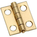 HINGE SOLID BRASS 3/4X5/8IN   