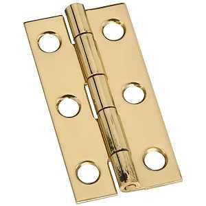 HINGE SOLID BRASS 2X1IN       