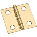 HINGE SOLID BRASS 1X1IN       