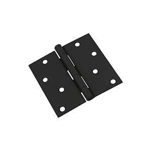 HINGE DOOR BLACK 4IN          